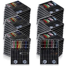 72 Boxes Mini Sewing Kit Bulk Easy Pre Threaded Needle Kit Travel Sewing Thre...