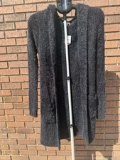 Womens Belle Du Jour Large Fuzzy Cardiagn Style Sweater