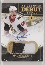 2018-19 Ultimate Collection Debut Threads 75/99 Max Lajoie Maxime Patch Auto n1u