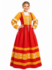 Medieval Renaissance Dress - Historical Landsknecht Cotton Gown  Chemise
