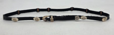 Native American Sterling Silver Concho Style Hat Band With Buckle Closure