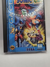 Sonic CD Sega CD CIB Complete Case Manual Game Tested