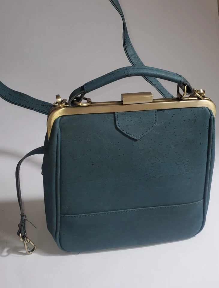 《《 ☆Laflore Paris Bebebark Esmeralda Convertible Bandolera Mini Mochila o Bolso de Mano Foto 2 de 4