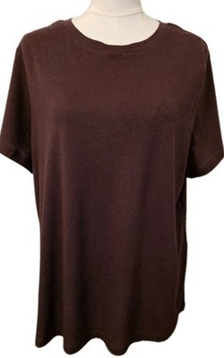 NWT XXL Women's Short Sleeve Merlot Soft Lightweight T-Shirt by A New Day