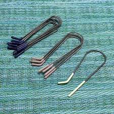 11 Vtg Clairol Replacement Clips Pins Electric Hot Rollers Curler 3 Sizes Longer