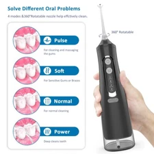 Cordless Water Flosser Dental Oral Irrigator Water Floss Pick Teeth Cleaner New