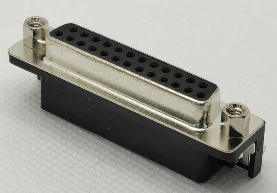 D-SUB 25 Pin Female Right Angle PCB Connector Adapter 2 Rows DB25F - image 2 of 3