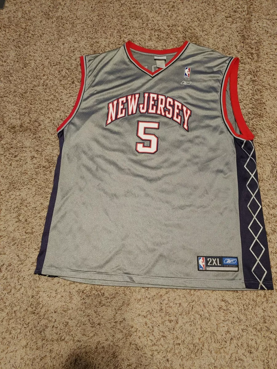 Jason Kidd New Jersey Nets Champion NBA authentic alternate grey