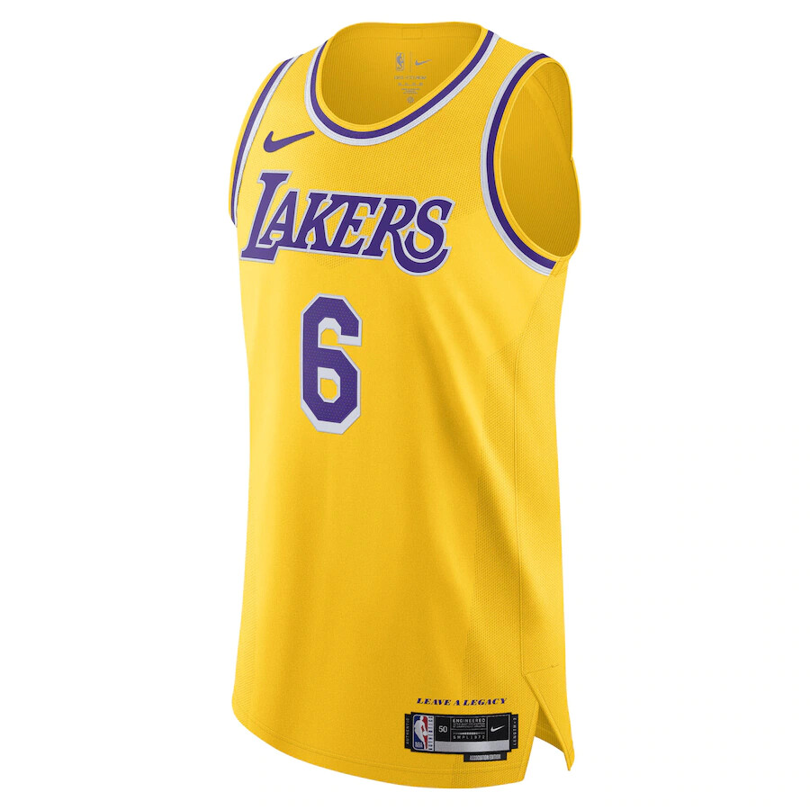 LeBron James Los Angeles Lakers Nike AUTHENTIC Jersey Icon Edition