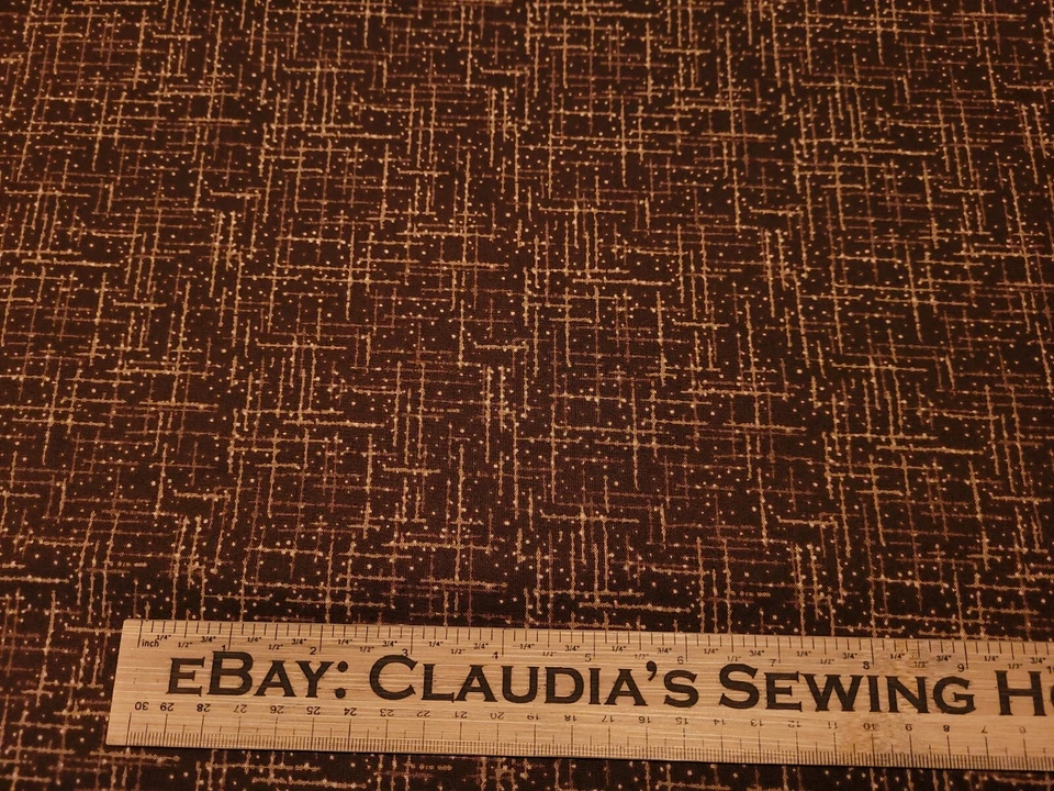 25" Matrix Quilting Treasures Tonal Abstract Brown - Image 2 of 3