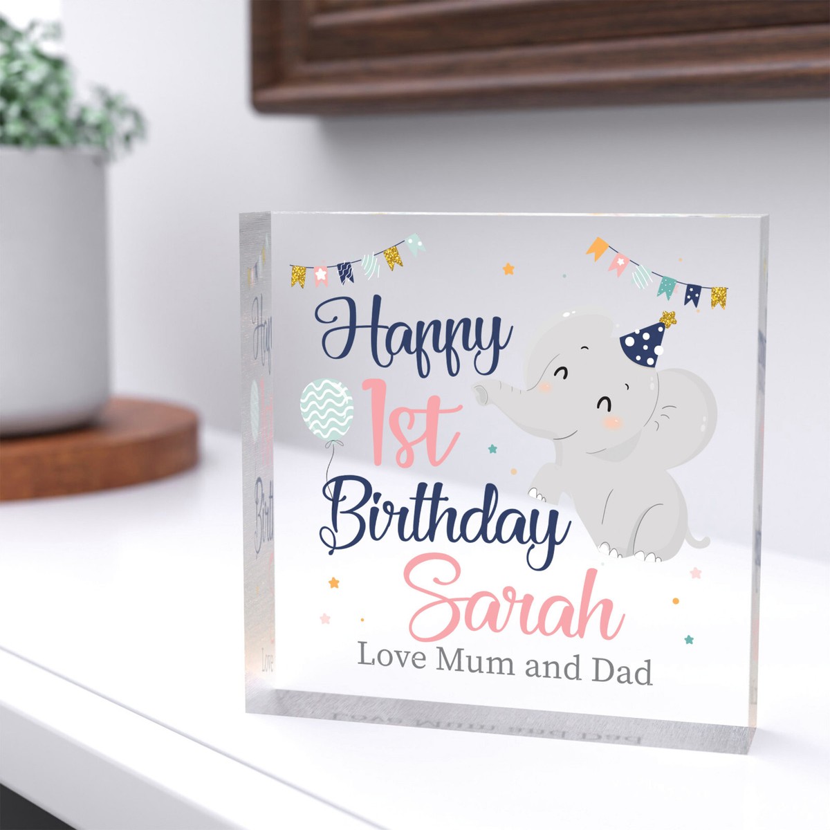 PERSONALISED 1st Birthday Gifts Boy Girl Son Daughter Grandson Grandaughter  Baby