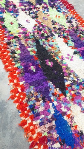 Moroccan boucherouite rug 190 x 97 cm - Picture 4 of 10