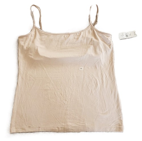 CAMI TOP LOFT ANN TYLOR ELASTICIZZATO TAGLIA XL BEIGE NUOVO CON ETICHETTE - Foto 4 di 15