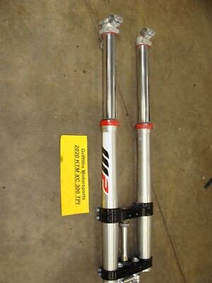 2020 21 22 KTM XC 300 TPI OEM WP aer air forks triple clamp XACT tree stem  shock