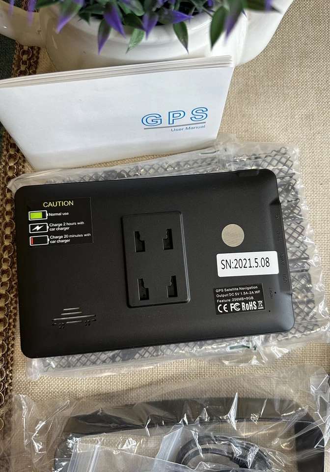 GPS Navigation System 7 Inch Touch Screen USA, Canada & Mexico Maps New Open Box - Image 3 of 4