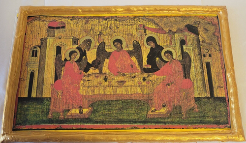 The Hospitality of Abraham Archangels Biblical Russian Eastern Orthodox Icon Art - Picture 2 of 7