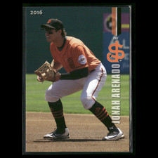Jonah Arenado 2016 San Jose Giants Team Set 