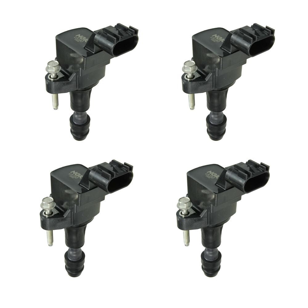 NGK Set of 4 Ignition Coils For Buick Chevrolet GMC Saturn Saab Pontiac L4
