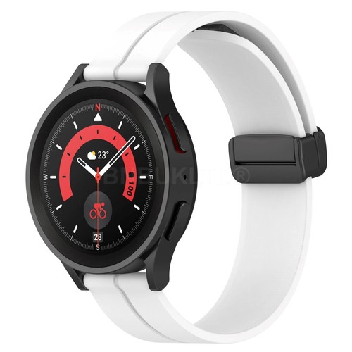 Watch Strap Band For Samsung Galaxy Watch 3/4/5/6/7 Pro FE Silicone Magnetic - Photo 14/19