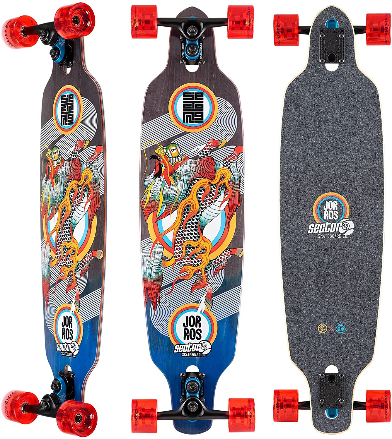 Sector 9 Jor Ros Kirin Fractal 36" Drop Through Sidewinder L
