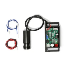 650nm Red Laser Dot Diode Module 100mW 12V with Driver Out 18x45mm Focusable