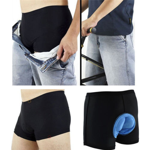 Herren Fahrrad Fahrradshorts 3D gepolsterte Unterwäsche Fahrrad MTB Liner Mountainshorts - Bild 9 von 12