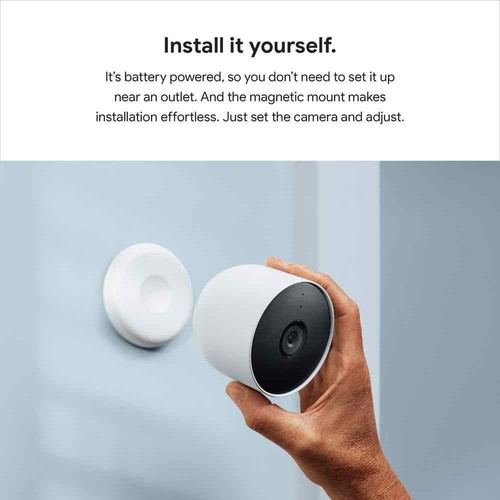 Google Nest Cam (Battery)-Indoor and Outdoor Wireless Smart Home Security-2 Pack - Picture 7 of 13
