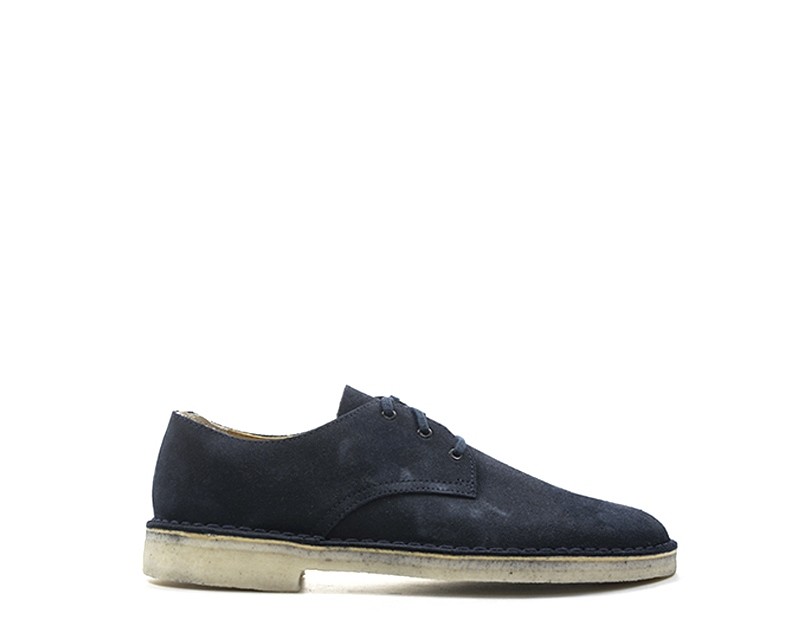 Schuhe CLARKS Mann BLU Wildleder 133709 Schuhe CLARKS Mann BLU Wildleder 133709