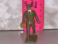 Vintage Lincoln Logs Cast Metal Mail Man Made In USA