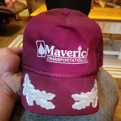 Vintage Mesh Snapback KC Brand Scrambled Egg Rope Trucker Hat/Cap Maverick... - 第 1/4 張圖片