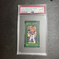 2013 Topps Gypsy Queen Mini Green /99 Manny Machado #85 PSA 8.0 Rookie RC 
