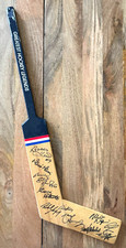 Greatest Hockey Legends Signed NHL Hockey Mini Goalie Stick Hull Mahovlich