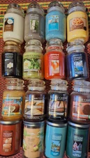 Yankee Candle Scented Candle 22 oz Large Jar Various Scents New SHIPS FREE