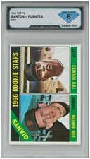 1966 Topps BOB BARTON - TITO FUENTES #511 Rookie Stars RC 💎 DSG 8 NM/Mint