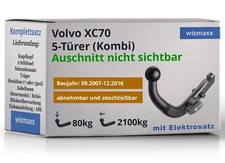 ANHÄNGERKUPPLUNG für Volvo XC70 07-16 abnehmbar BRINK +7pol E-Satz ABE