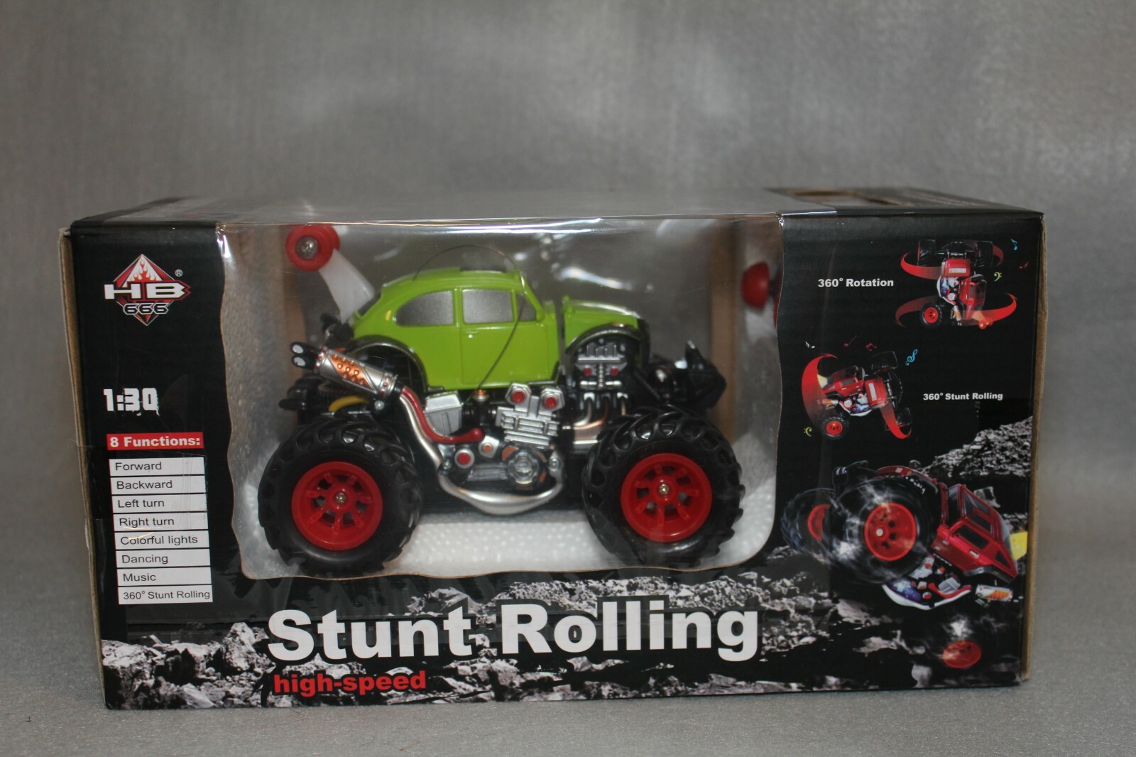 stunt rolling car