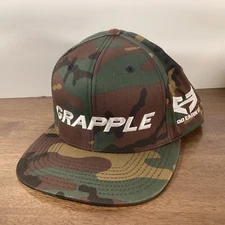 GRAPPLE CAMO SNAPBACK GO EARN IT WRESTLING HAT CAP NEW YUPOONG