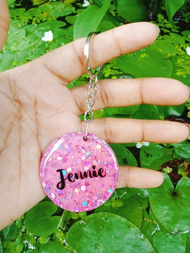Personalized Resin Photo Key Tag BTS BLACK PINK KPOP Keychain DOUBLE SINGLE SIDE - Picture 27 of 35