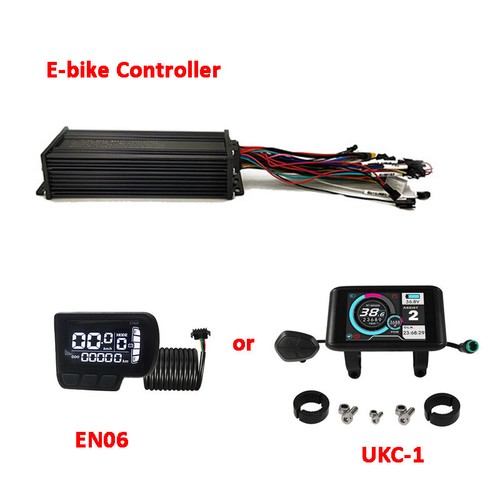 Contrôleur Sinus Pur Vélo Électrique 36V-52V 1500W 35A - Avec Écran Coloré EN06/UKC1