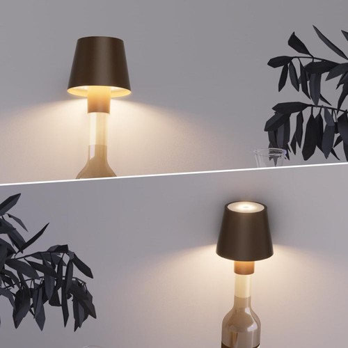 5200mAh LED Flaschenaufsatz Tisch-Lampe Flaschen-Leuchte Deko-Licht Dimmbar Akku - Bild 34 von 34
