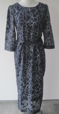 APART KLEID dunkelblau weiss Damen Gr.36*NEU*i