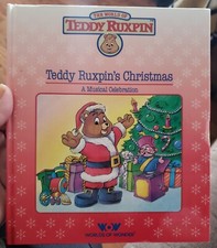 Vintage TEDDY RUXPIN Book CHRISTMAS A Musical Celebration RARE
