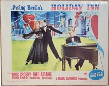 HOLIDAY INN Original Vintage Lobby Card Movie Poster Bing Crosby, Fred Astaire 1