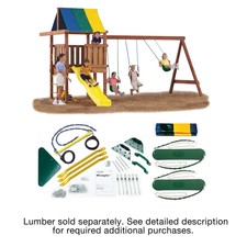 jamboree fort play swing set