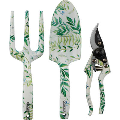 Draper 3 Stück Blumenmuster Garten Werkzeug Set