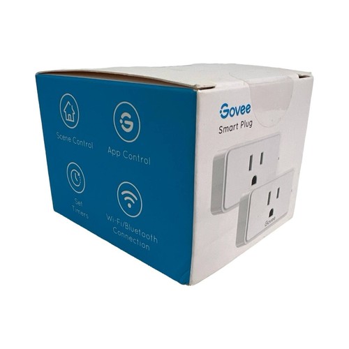 Govee Dual Smart Plug Confezione da 2, Presa Bluetooth WiFi 15A, Funziona con Alexa - Foto 7 di 12