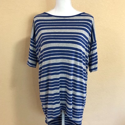 Chemisier LuLaRoe Irma Rayé Bleu – Taille XXS, état Très Bon