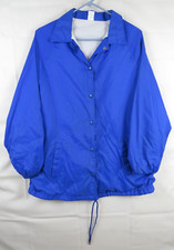 Blue lined cinch bottom VTG Jacket Bomber M Made in USA
