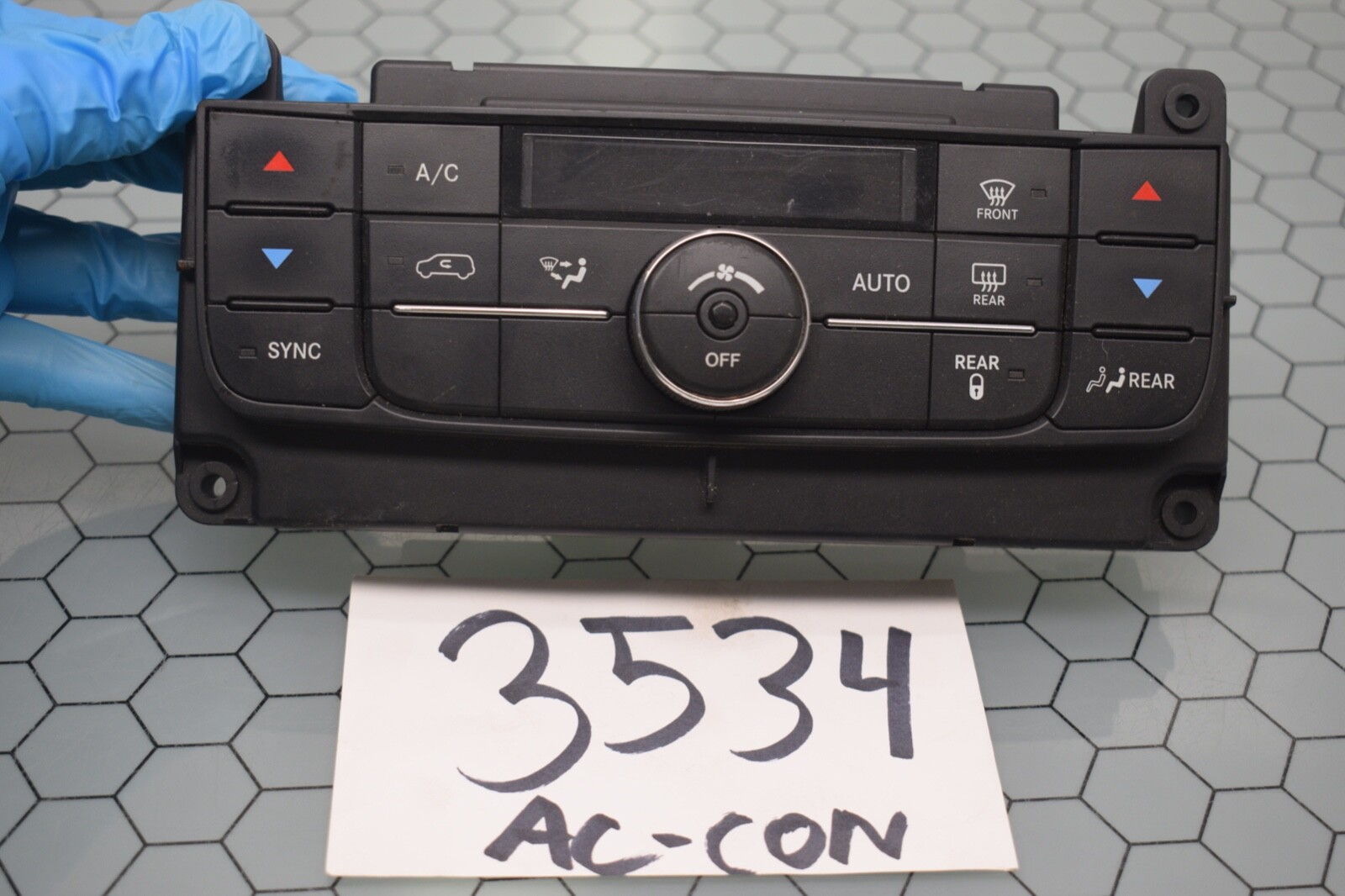2011 - 2018 Dodge Grand Caravan AC and Heater Control Used Stock #3534-AC