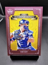 2021 Diamond Kings Debut Diamond Kings Red Frame #28 Sam Huff Texas Rangers
